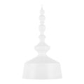 **Suspension en métal blanc avec finition élégante et design moderne**